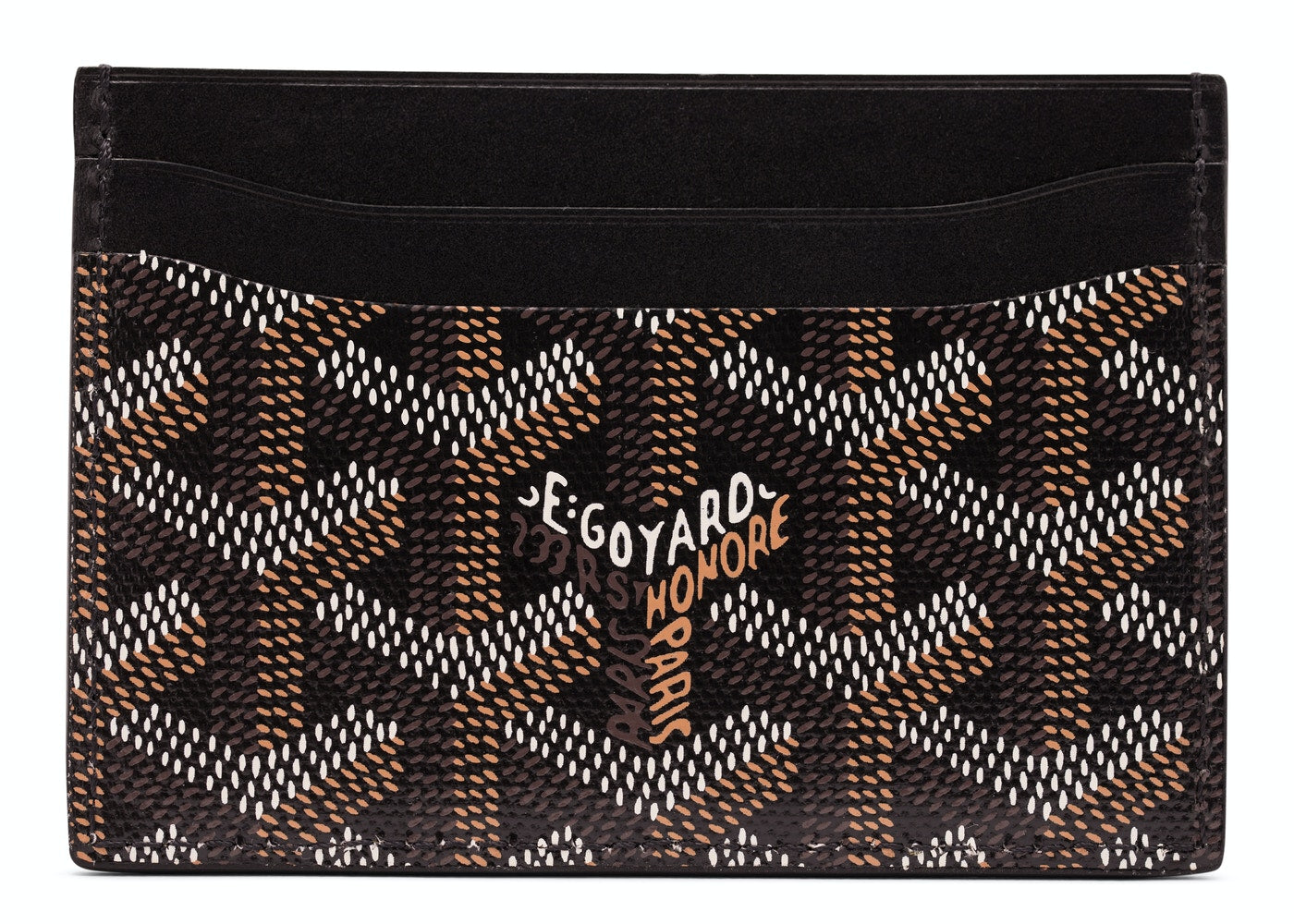 Saint Sulpice Card Holder Goyardine Black