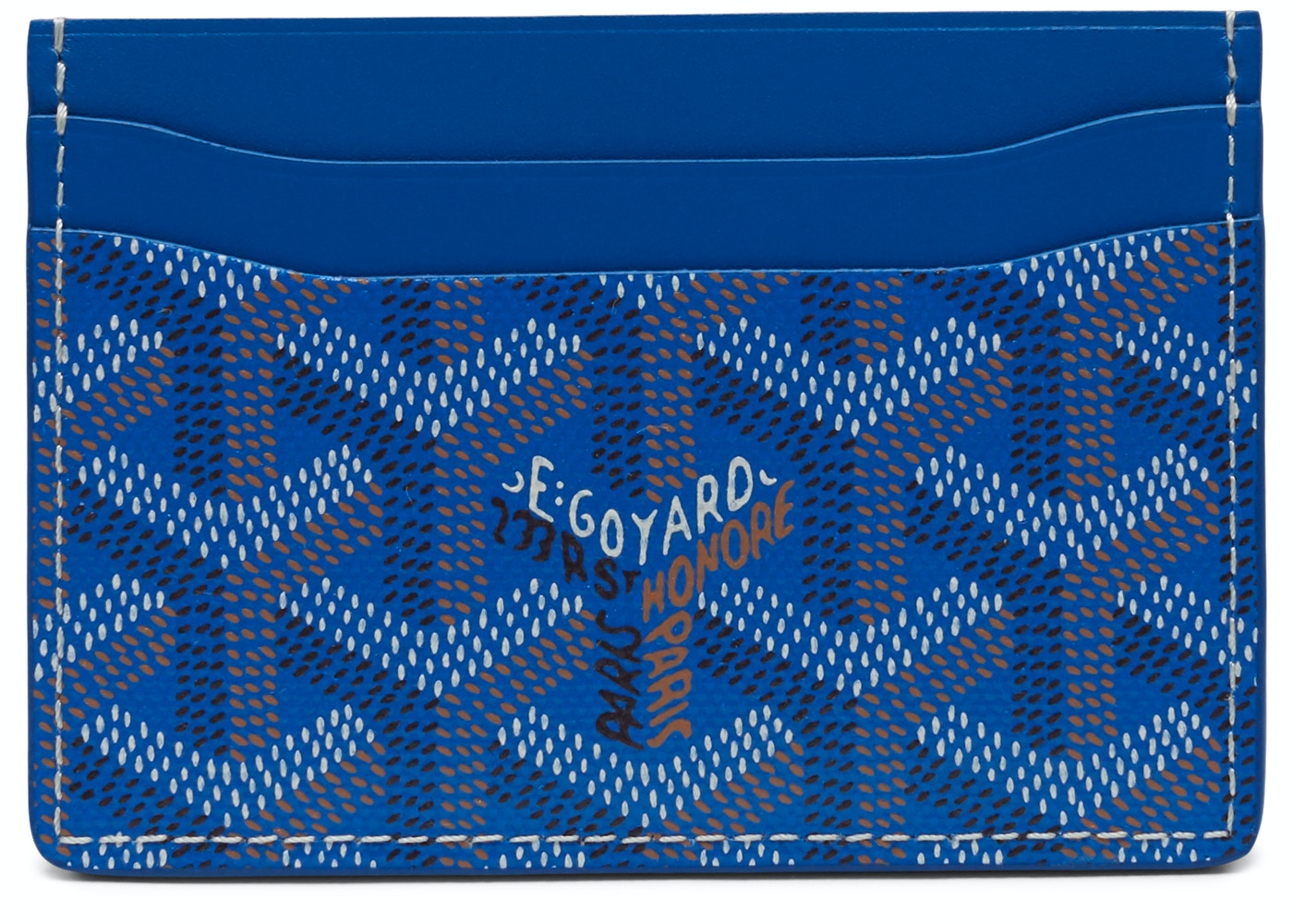 Saint Sulpice Card Holder Goyardine Royal Blue