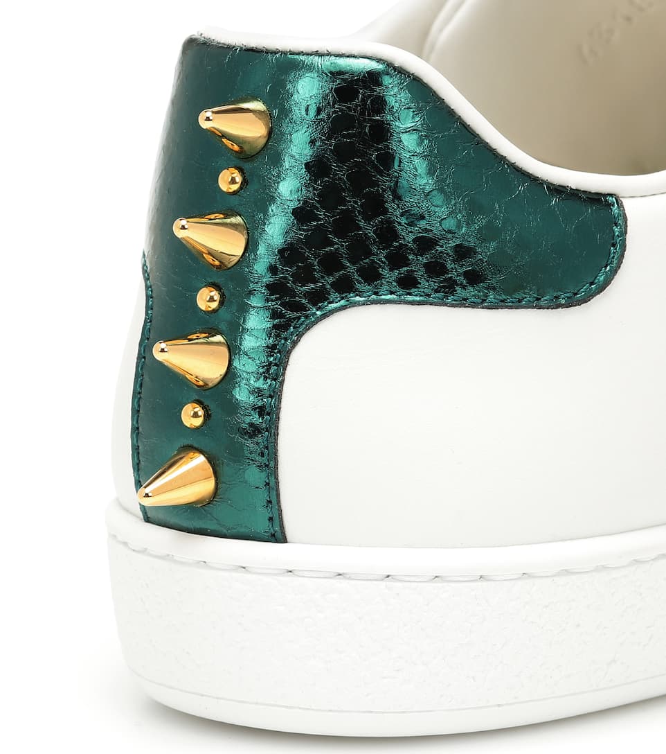 Gucci Ace embellished leather sneakers