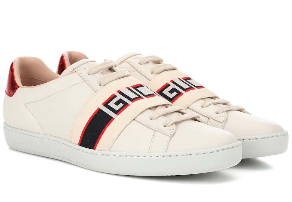 Gucci Ace leather sneakers Strip
