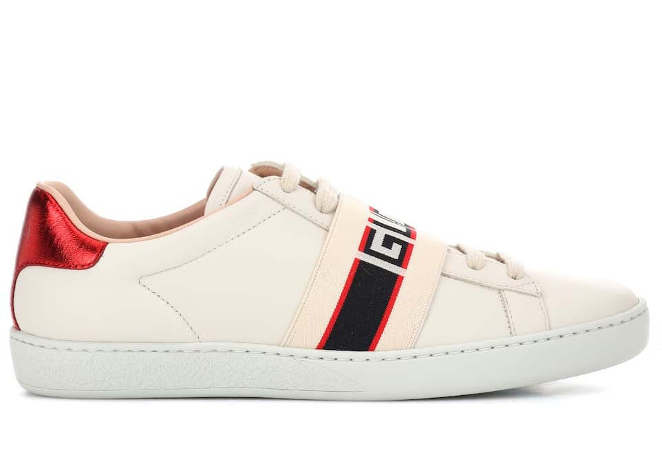 Gucci Ace leather sneakers Strip