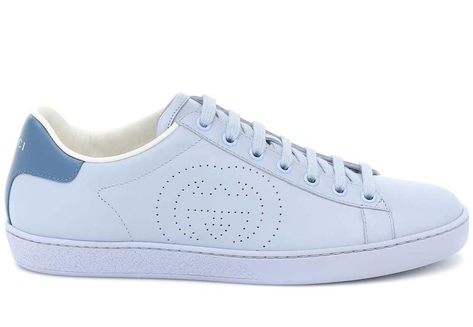 Gucci New Ace leather sneakers Blue