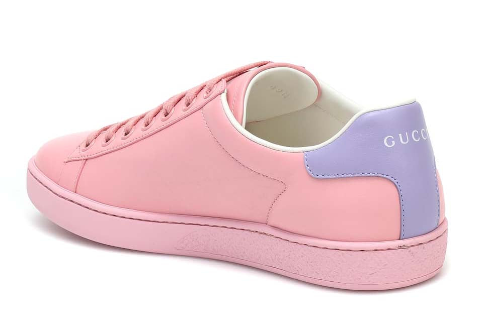 Gucci New Ace leather sneakers Pink