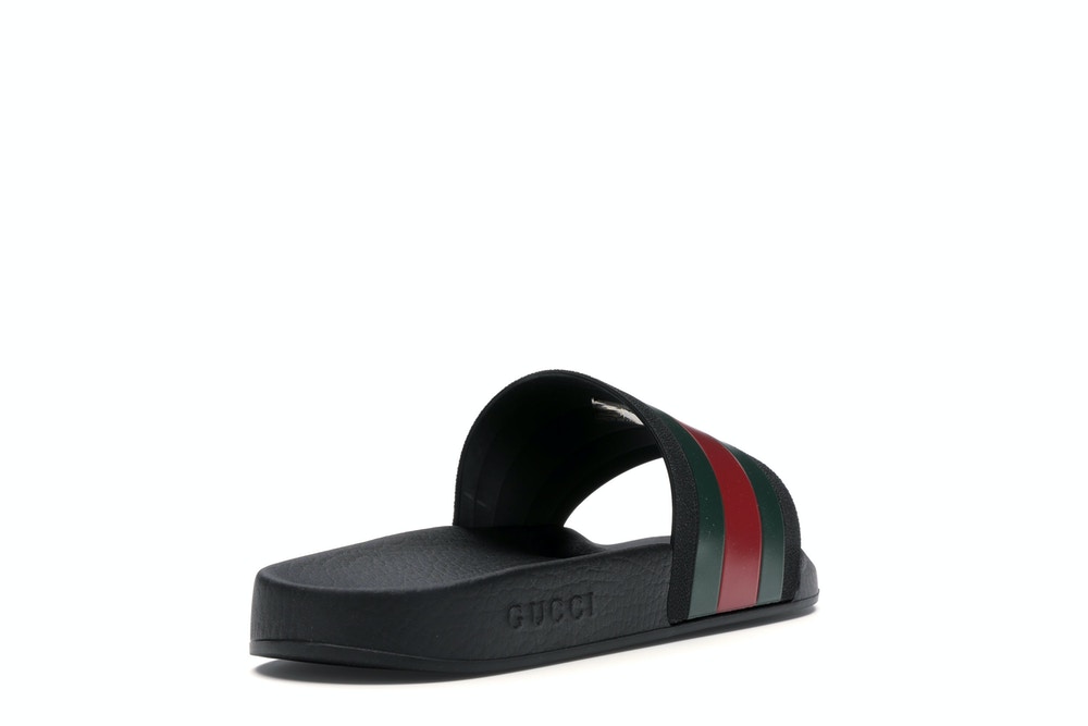 Gucci Rubber Slides Red Green