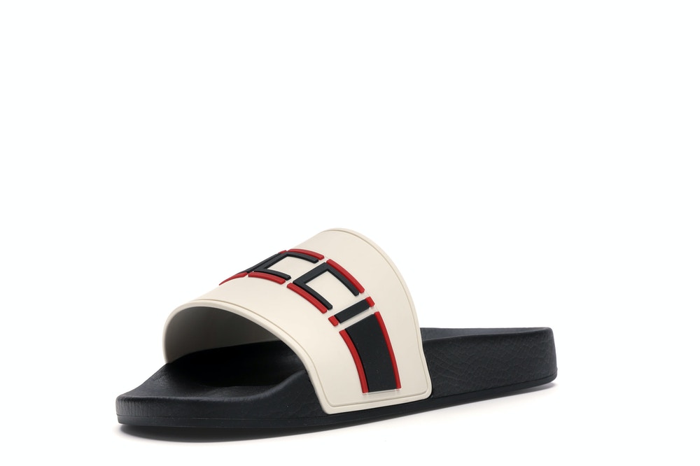 Stripe Slide White