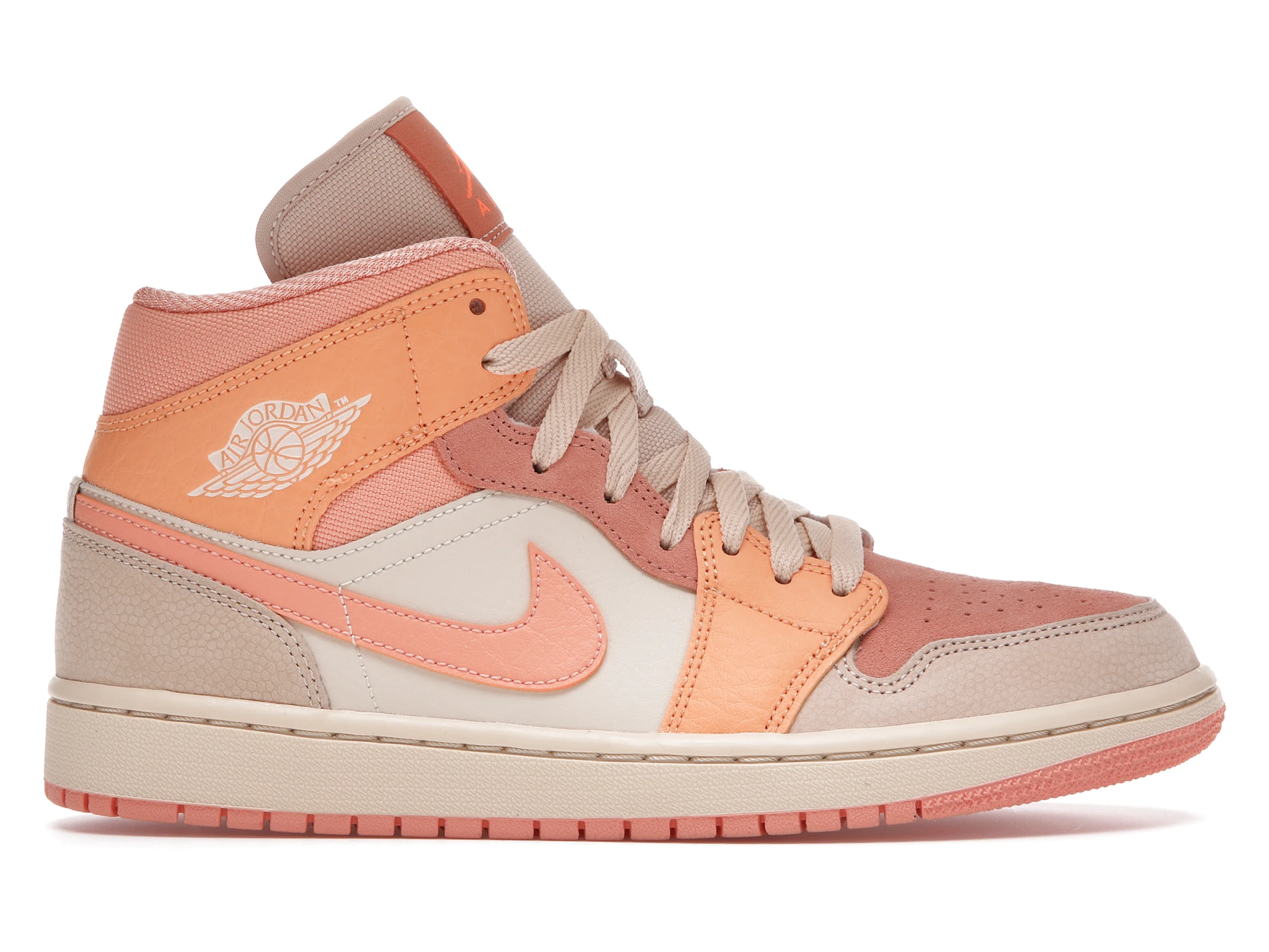 Air Jordan 1 Mid Apricot Orange