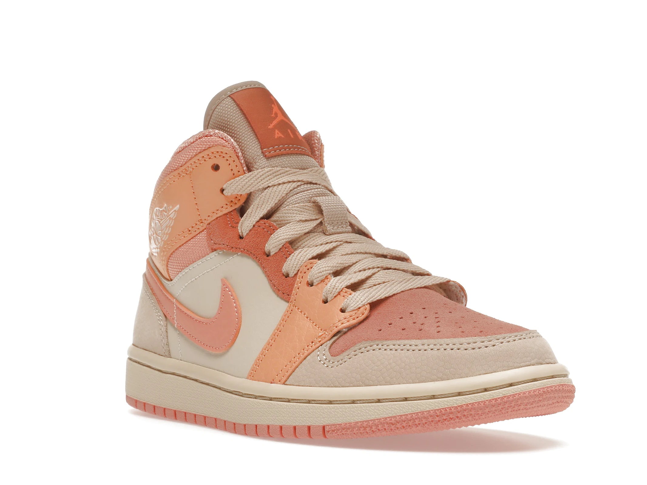 Air Jordan 1 Mid Apricot Orange