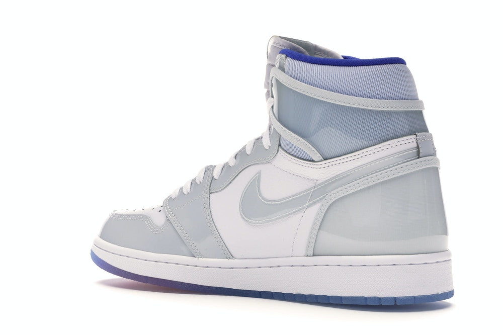 Retro High Zoom White Racer Blue