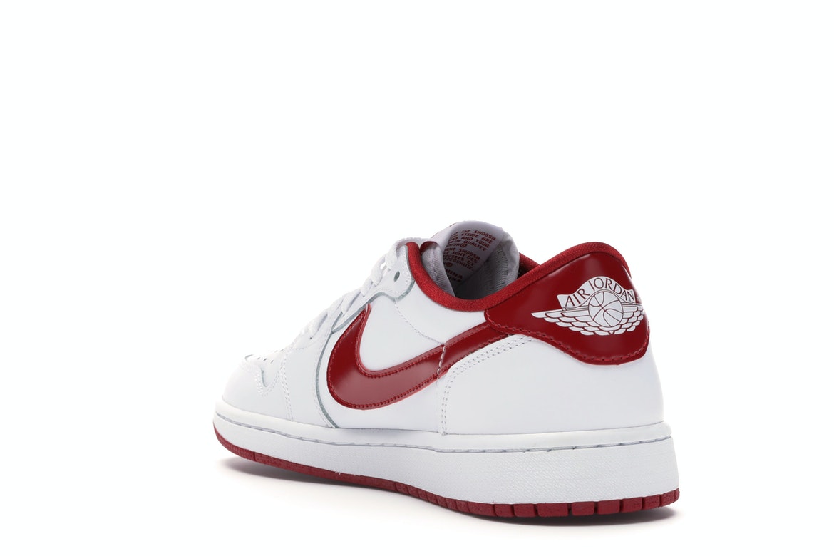 Air Jordan 1 Retro Low White Varsity Red