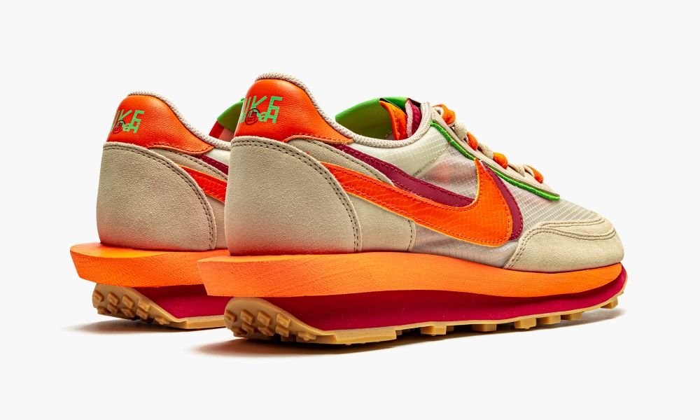 Nike x Sacai LDWAFFLE Sacai x Clot - Net Orange Blaze