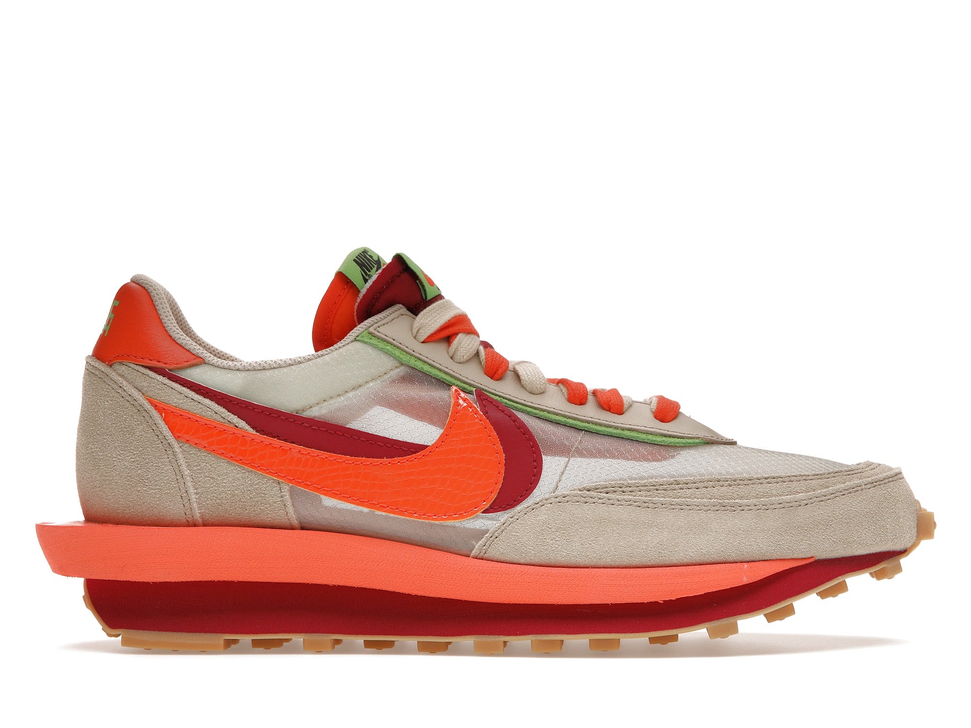 Nike x Sacai LDWAFFLE Sacai x Clot - Net Orange Blaze