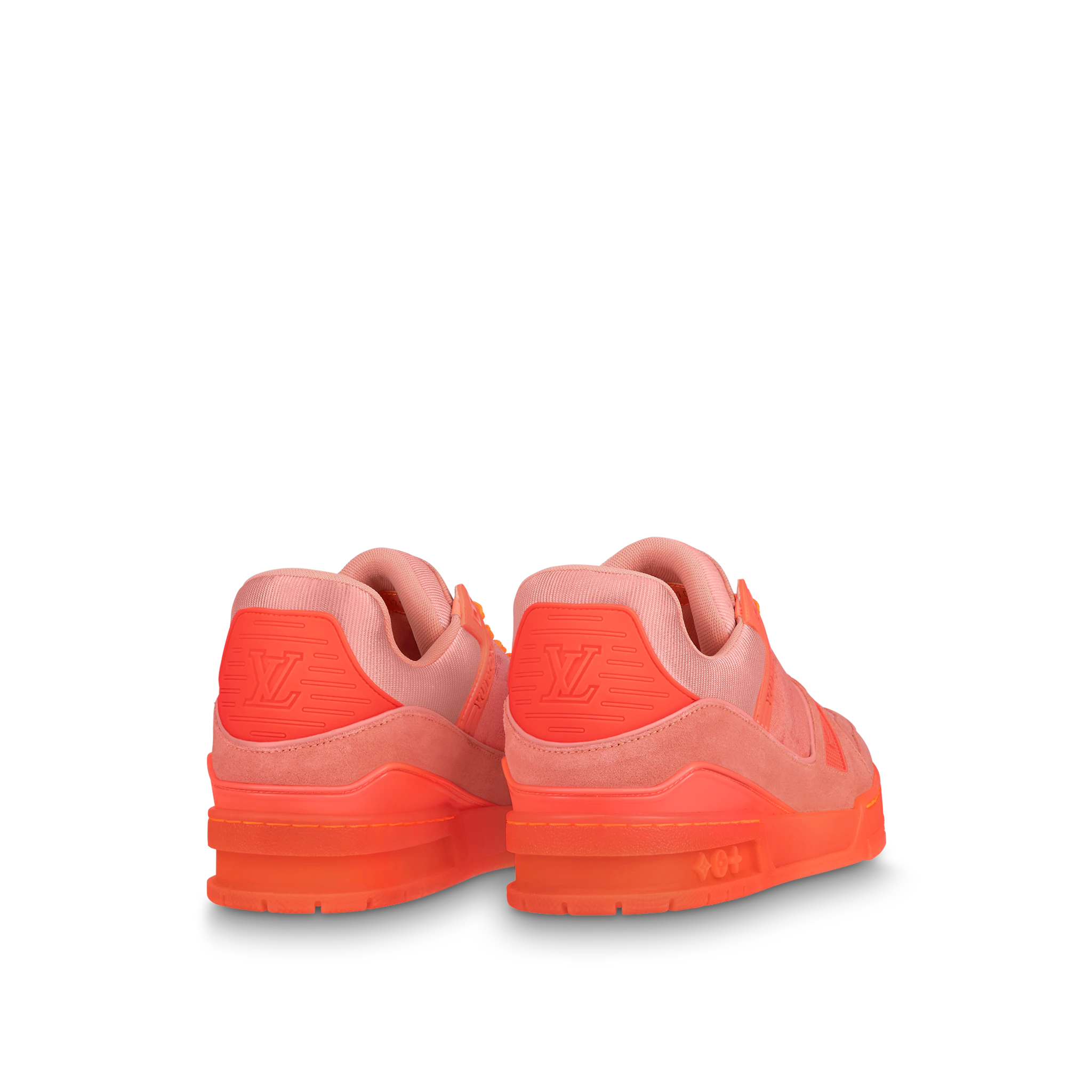 Louis Vuitton LV TRAINER SNEAKER peach