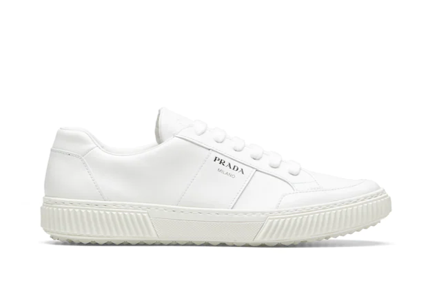 Prada Leather laced White