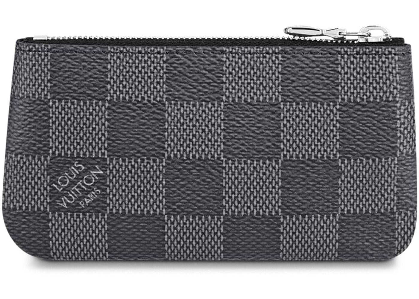 Louis Vuitton Pochette Cle Key Pouch Damier Black Gray