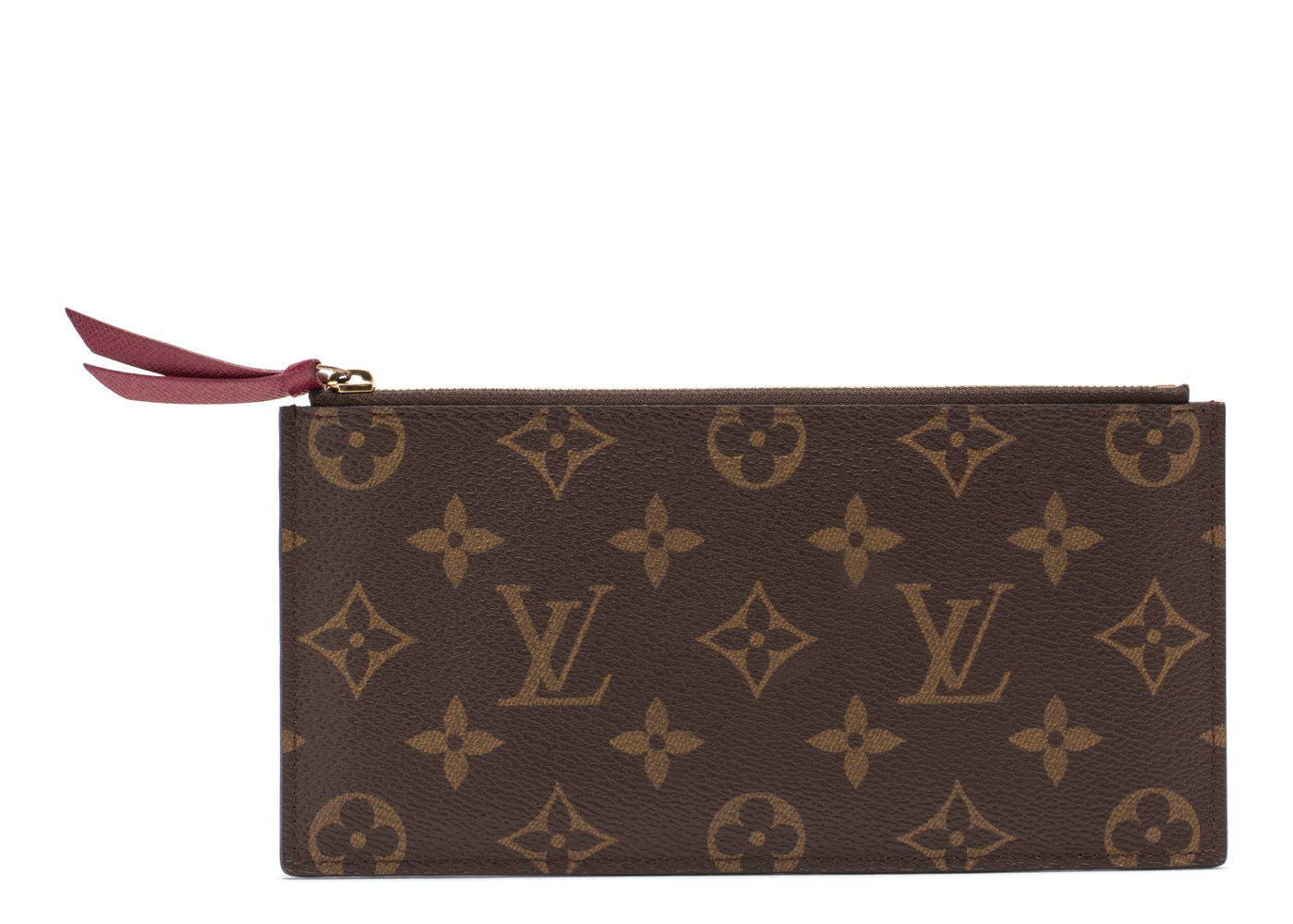 Pochette Felicie Zippered Insert Monogram Brown