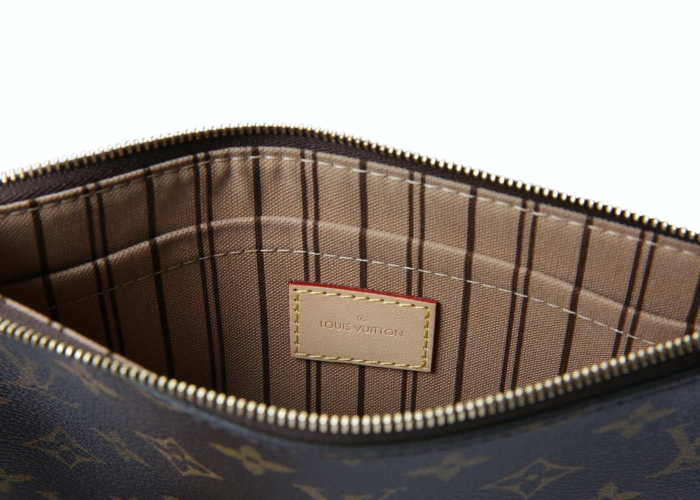 Pochette Monogram Beige Lining