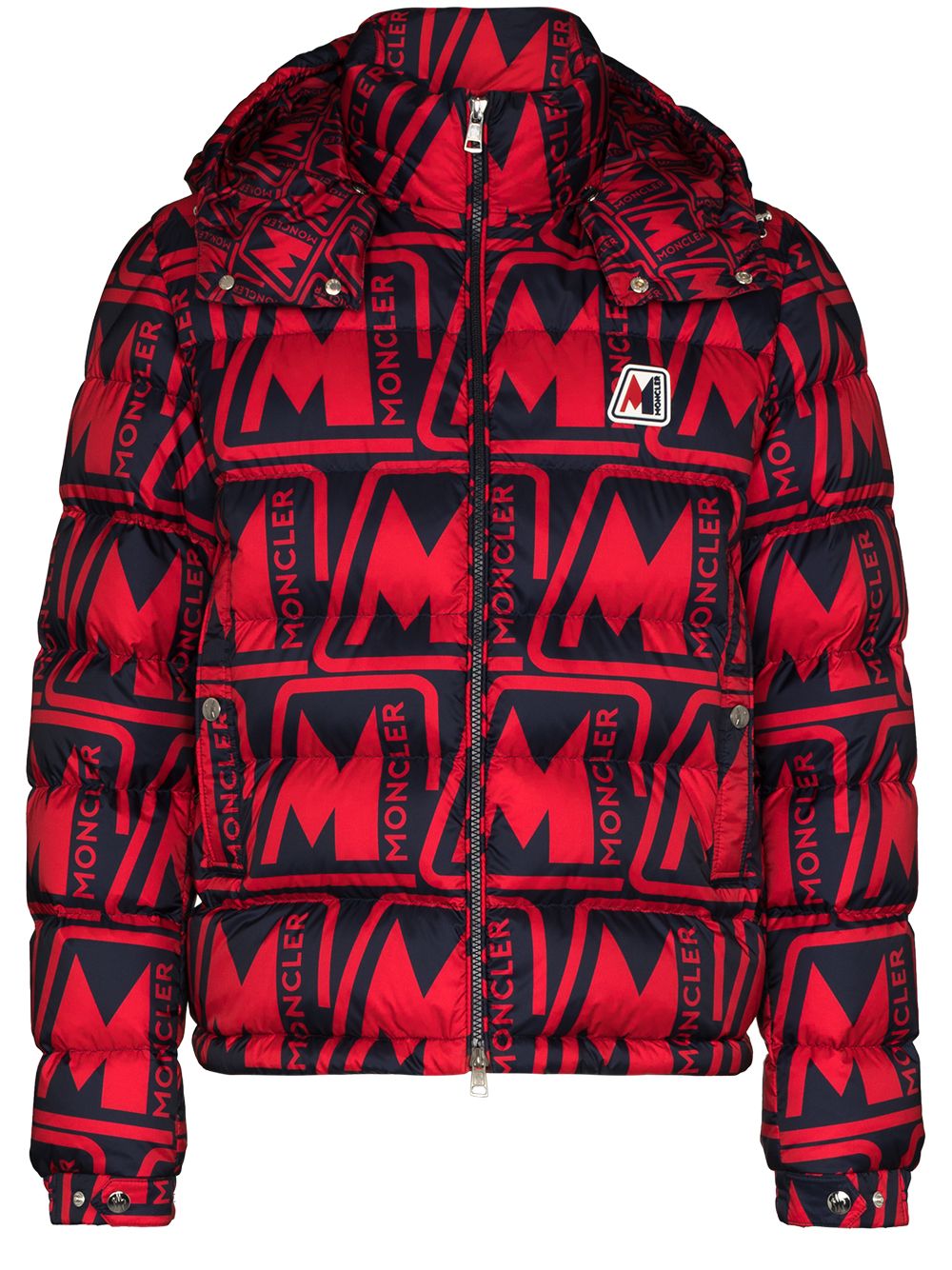 Moncler Frioland hooded logo-print down jacket