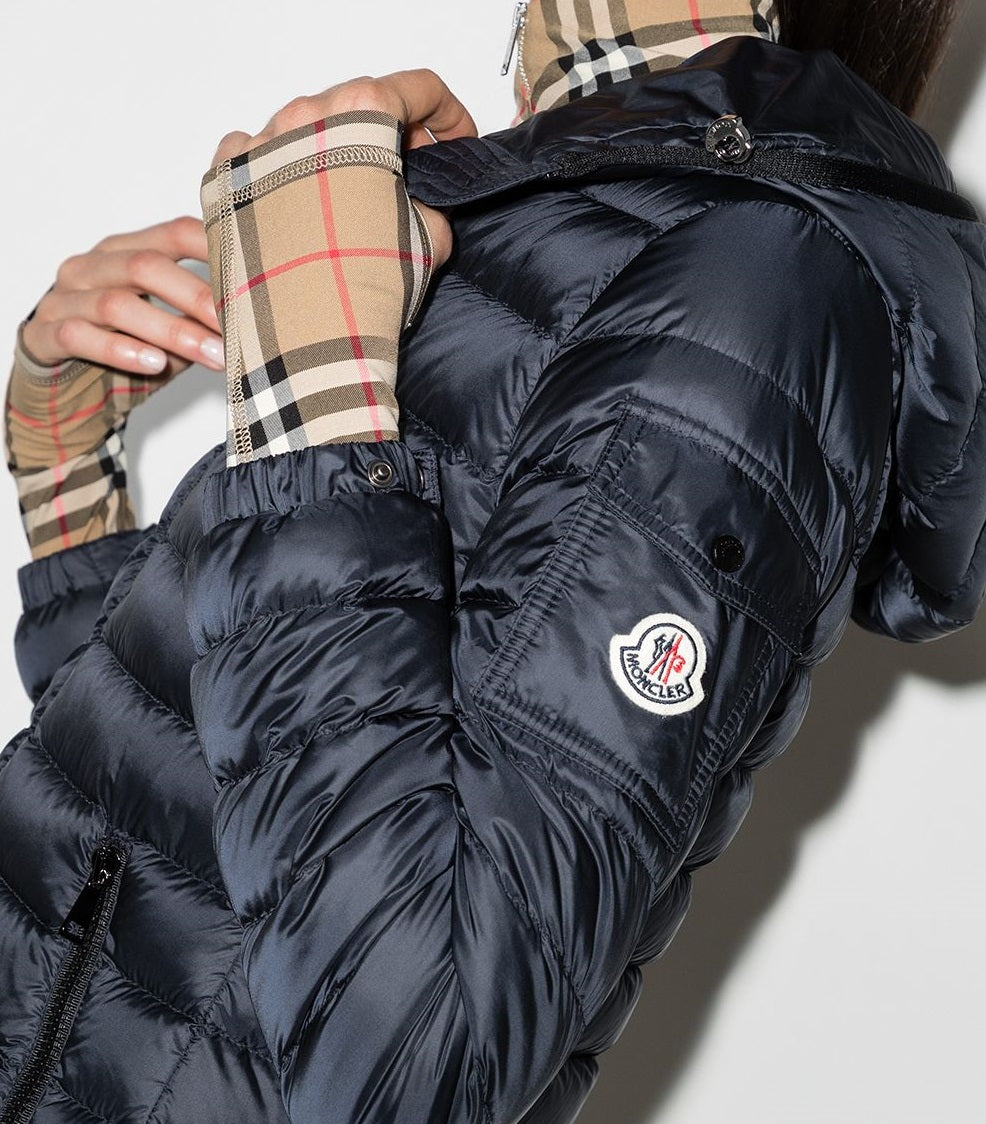 Moncler logo-patch puffer jacket