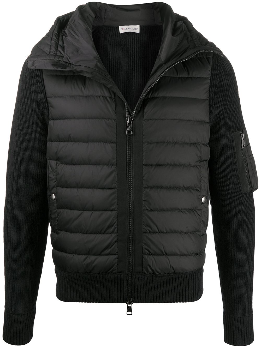 Moncler padded-front hooded jacket