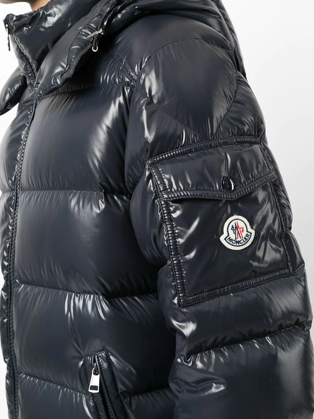 Moncler padded Maya jacket Blue