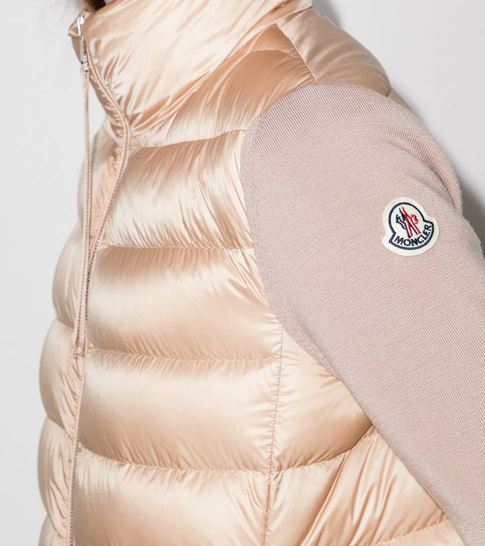 Moncler panelled puffer jacket