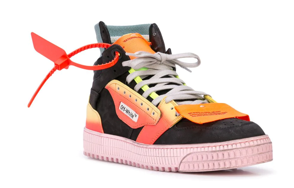 Off Court security tag sneakers