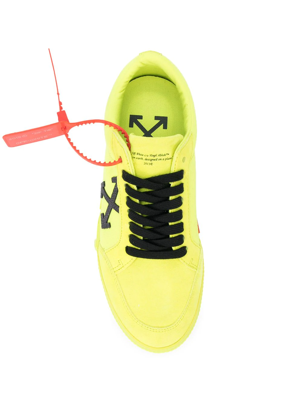 signature arrow lace-up Yellow