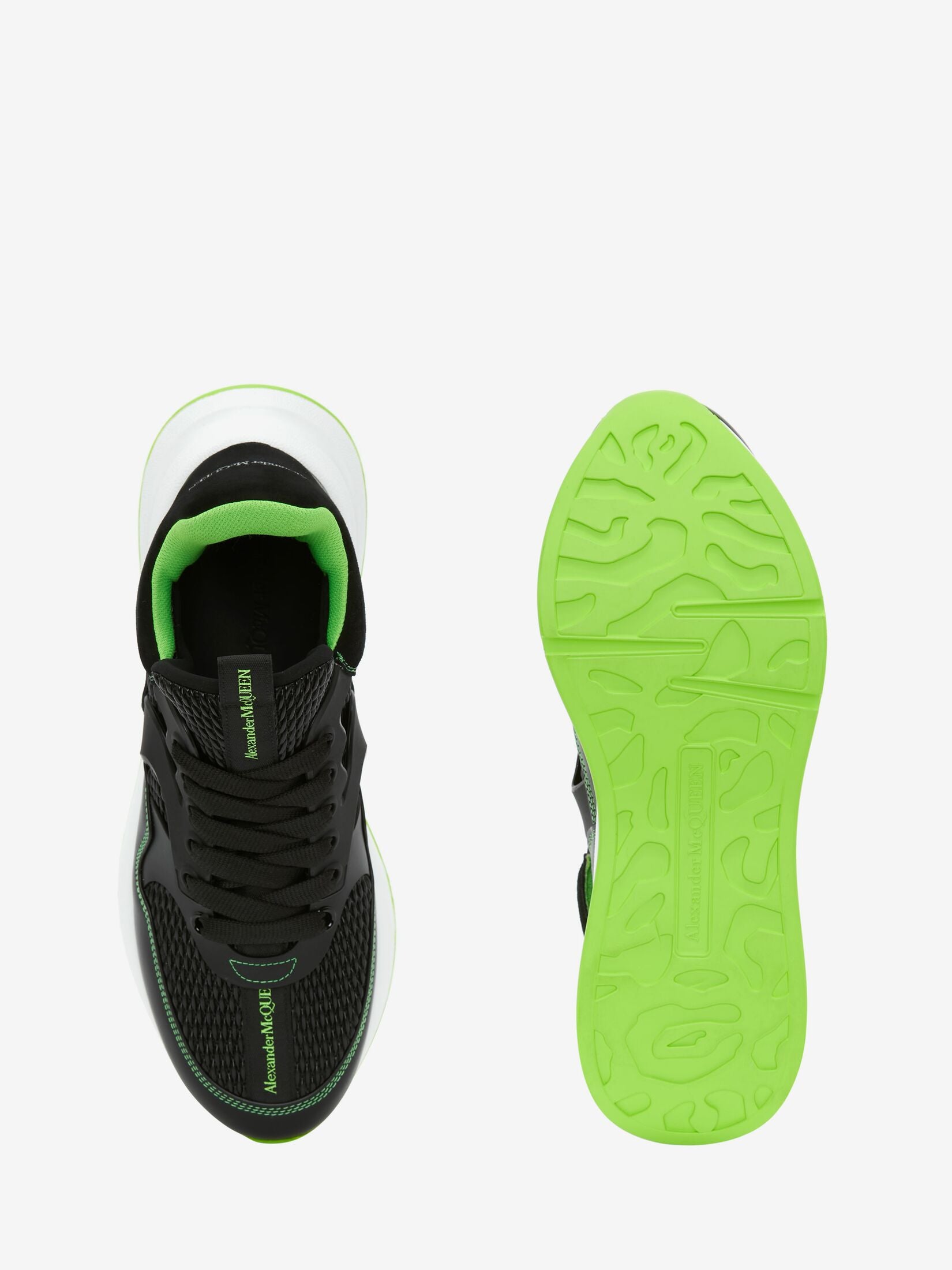 Alexander McQueen Oversized Runner Black and Green