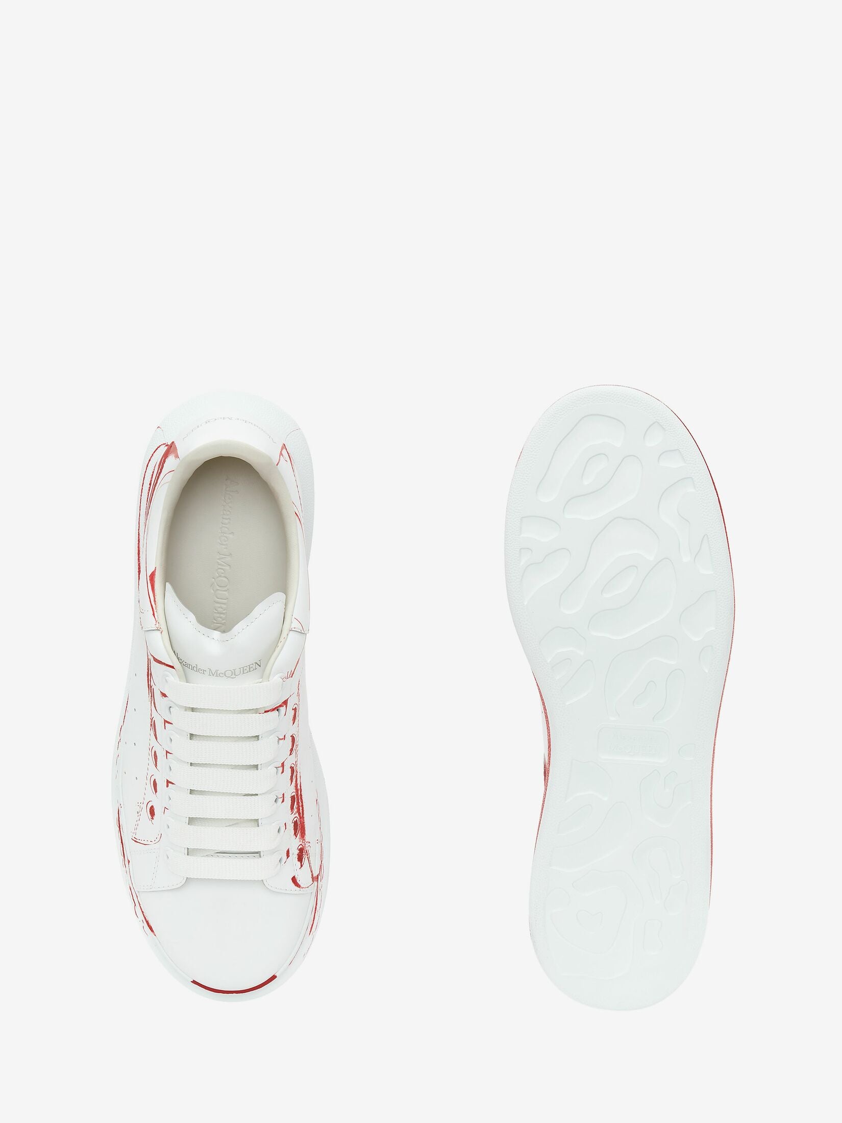 Alexander McQueen Oversized Sneaker Black White and red