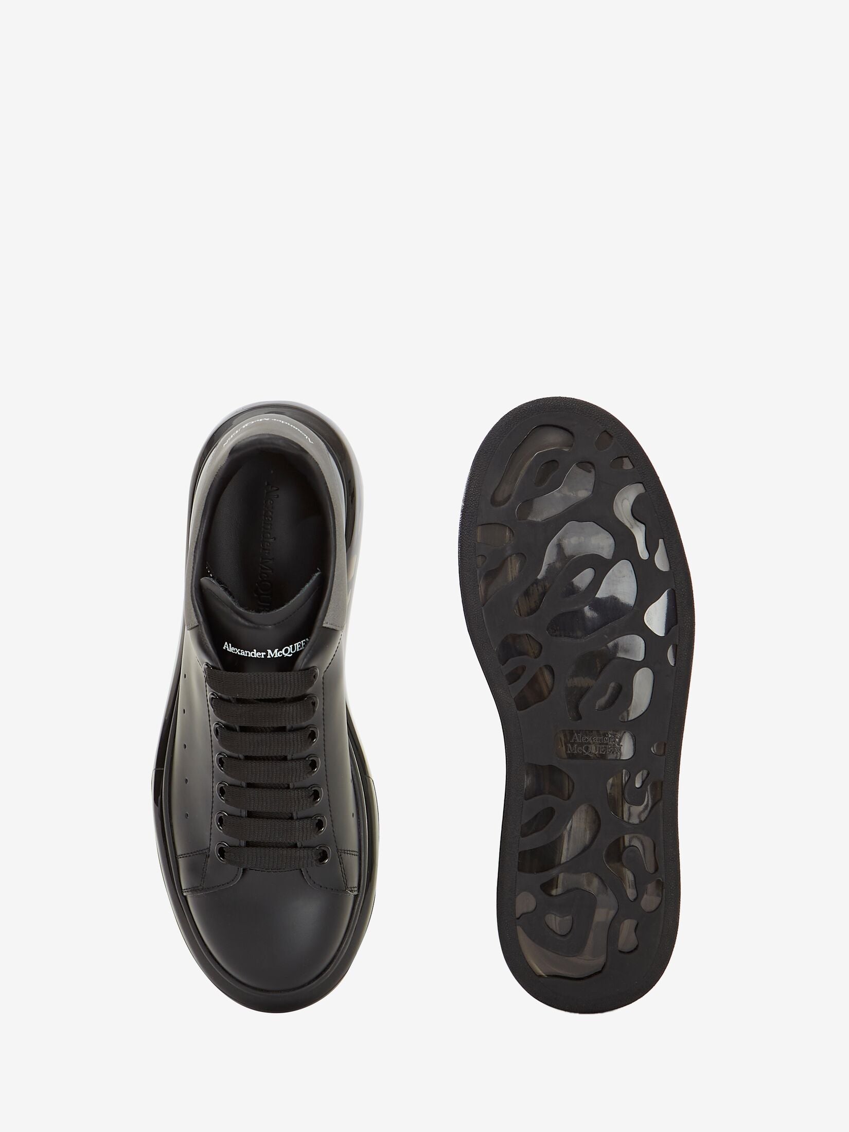 Alexander McQueen Oversized Sneaker Black clear sole