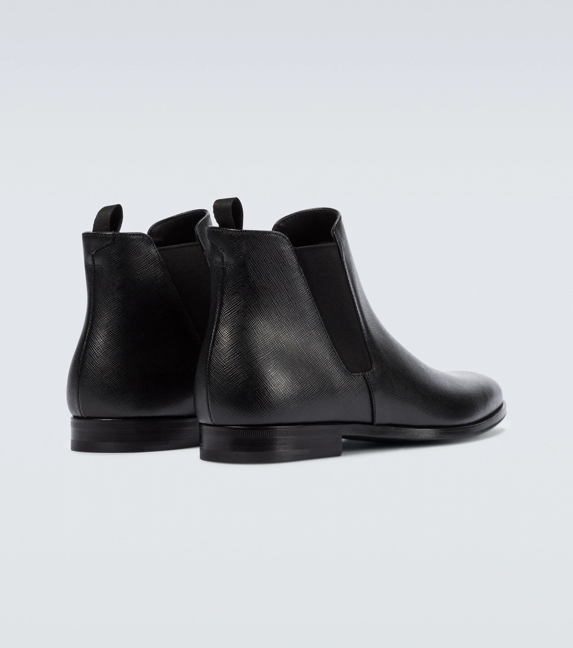 Prada PRADA Saffiano Leather Ankle Boots