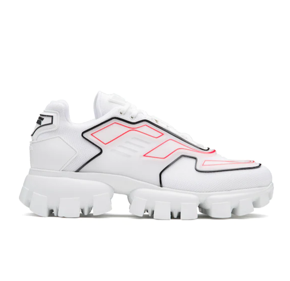 Prada Cloudbust Thunder White and Red lines