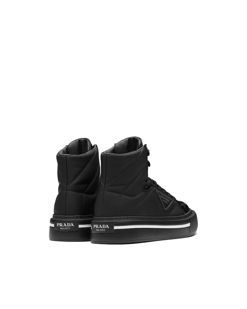 Prada Macro Re-Nylon high-top Black