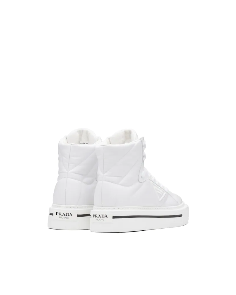 Prada Macro Re-Nylon high-top White