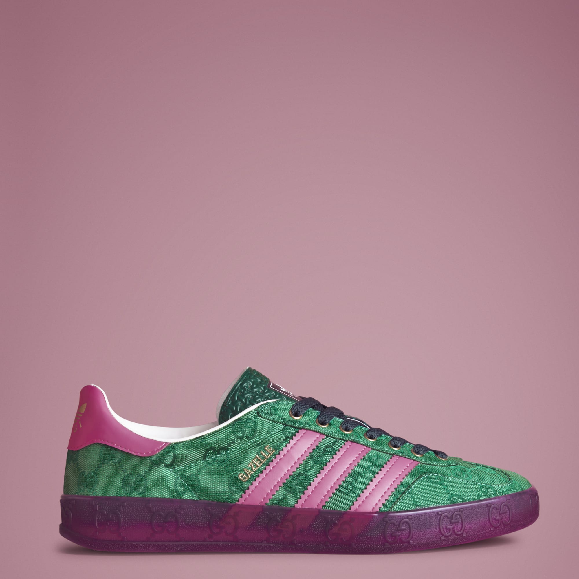 Adidas x Gucci Gazelle Green/Pink