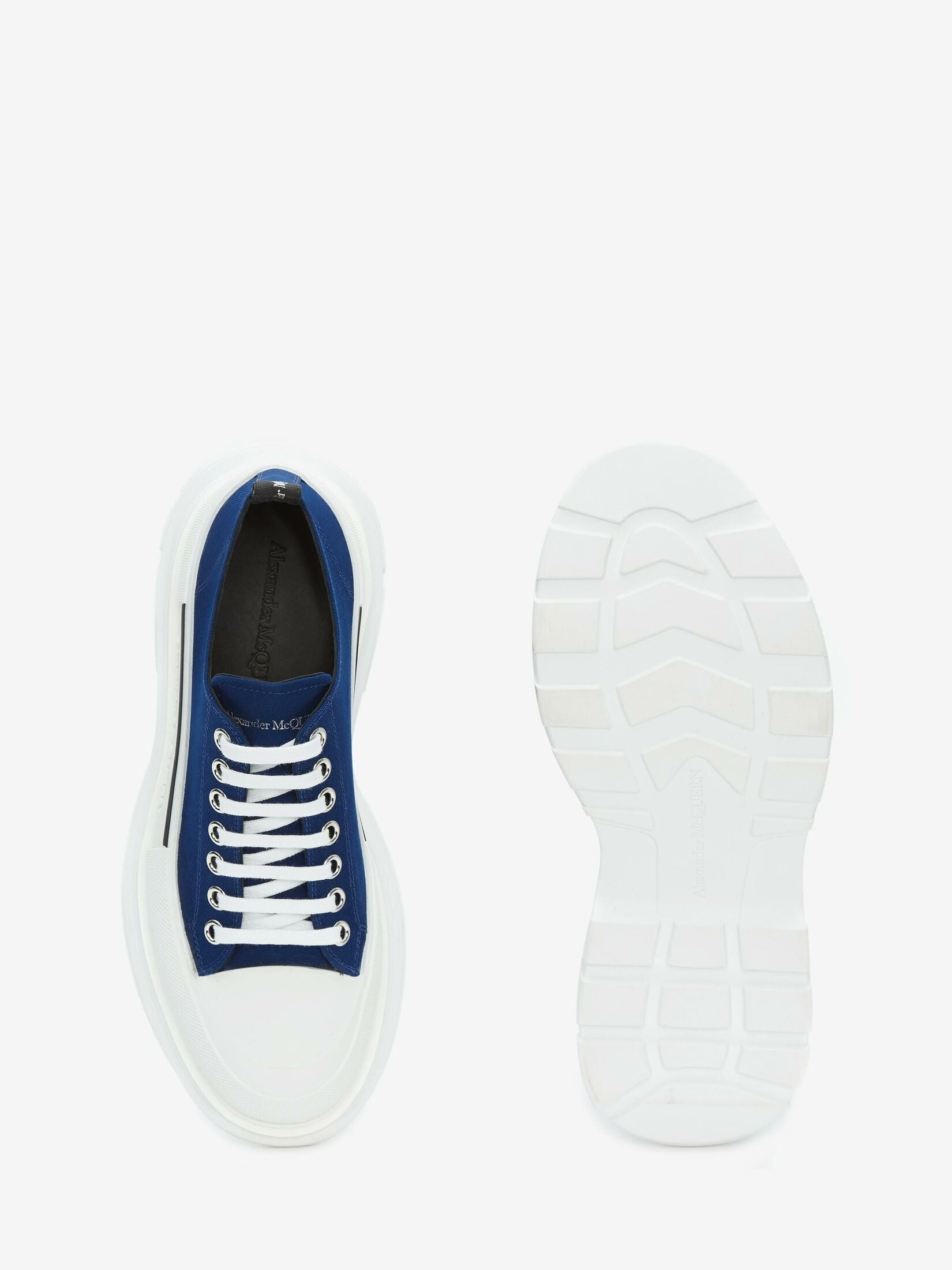 Alexander McQueen Tread Slick Lace Up Blue