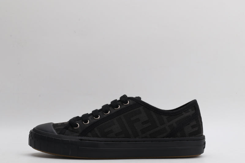 Fendi Fendi Domino Black fabric low-tops