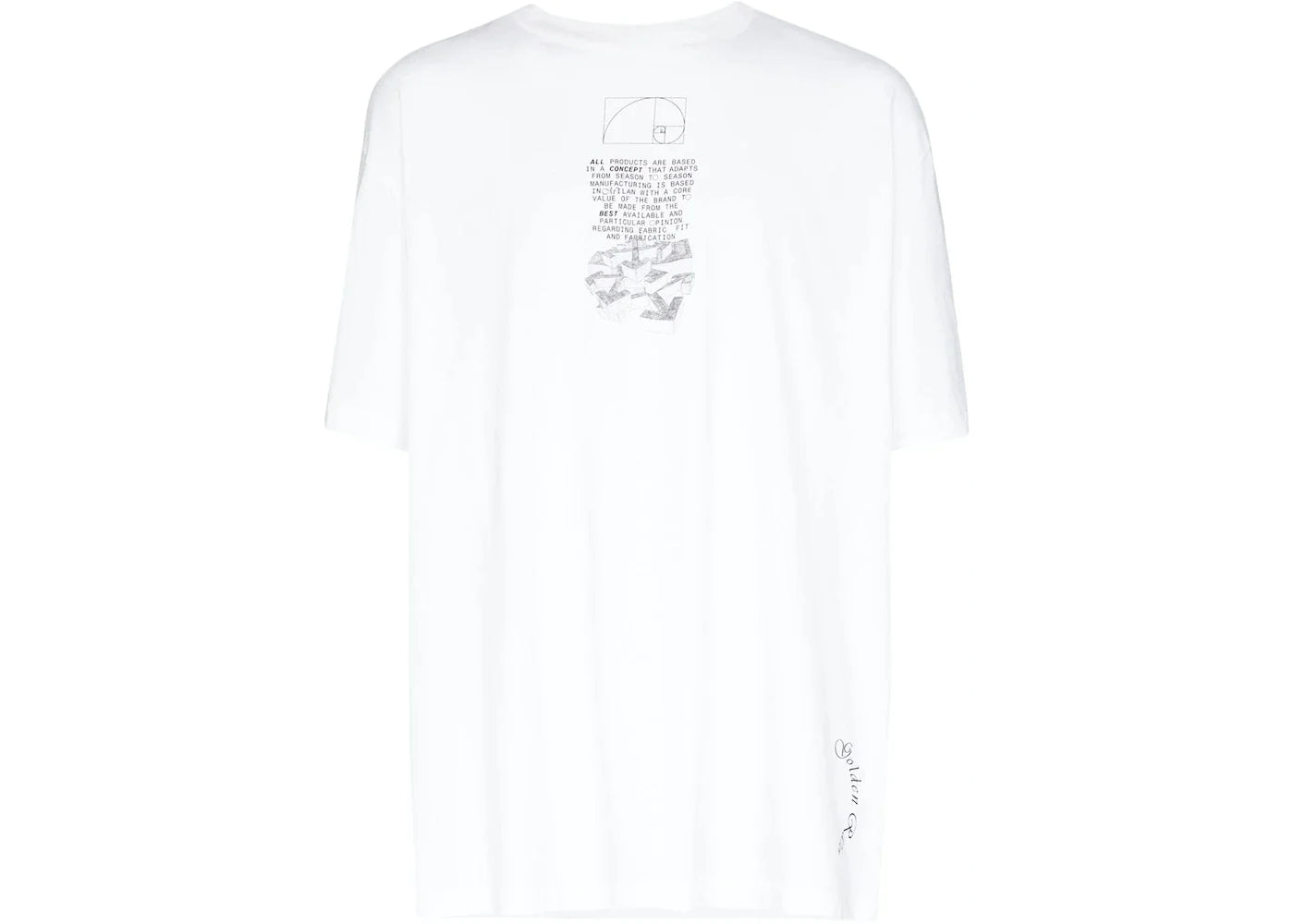 OFF-WHITE Oversized Dripping Arrows T-Shirt White