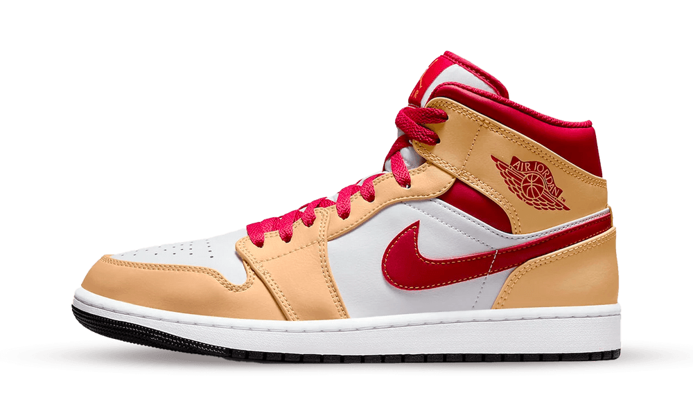 Air Jordan 1 Jordan 1 Mid Beige White Red