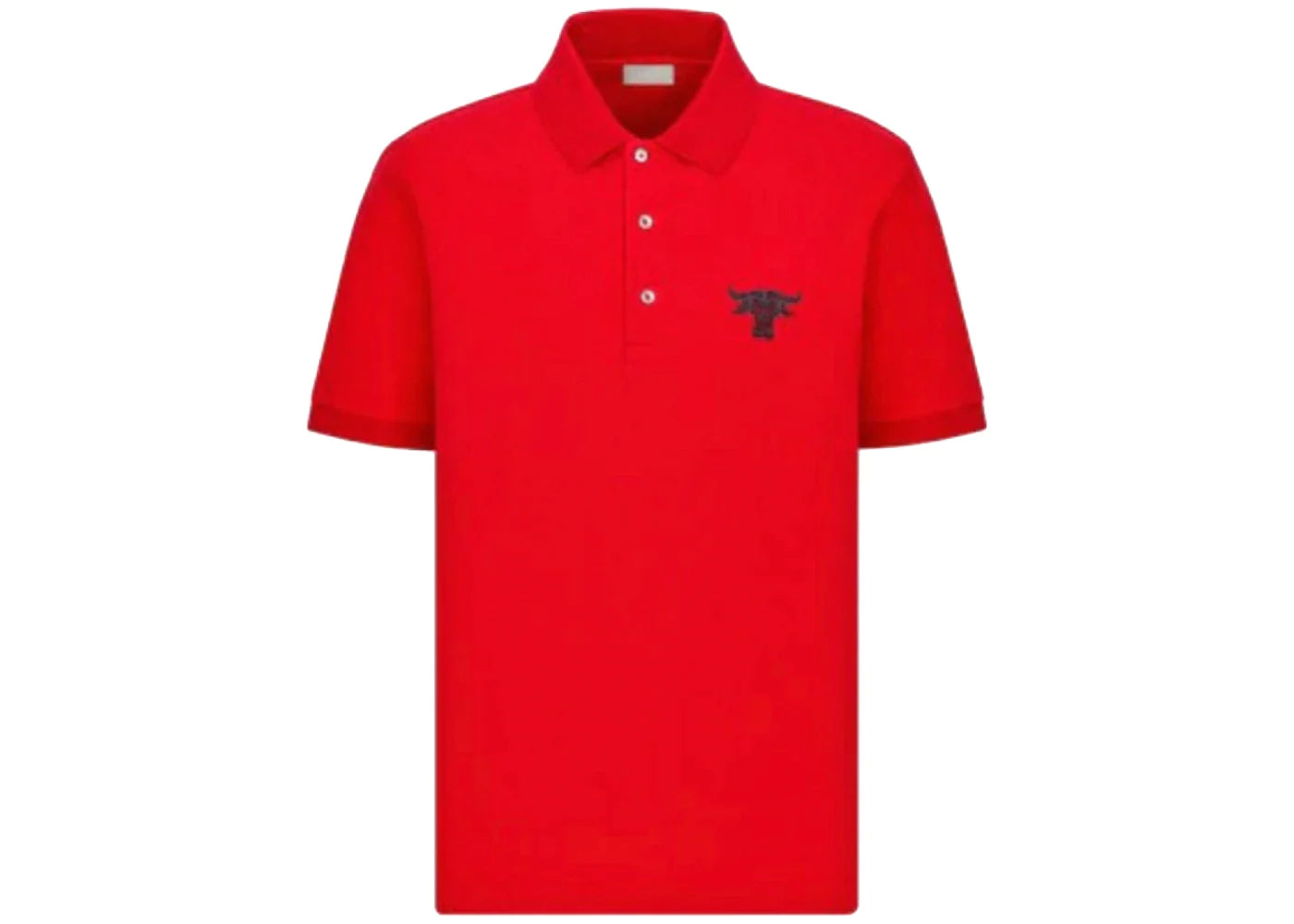 Dior And Shawn Oversized Polo Shirt Red