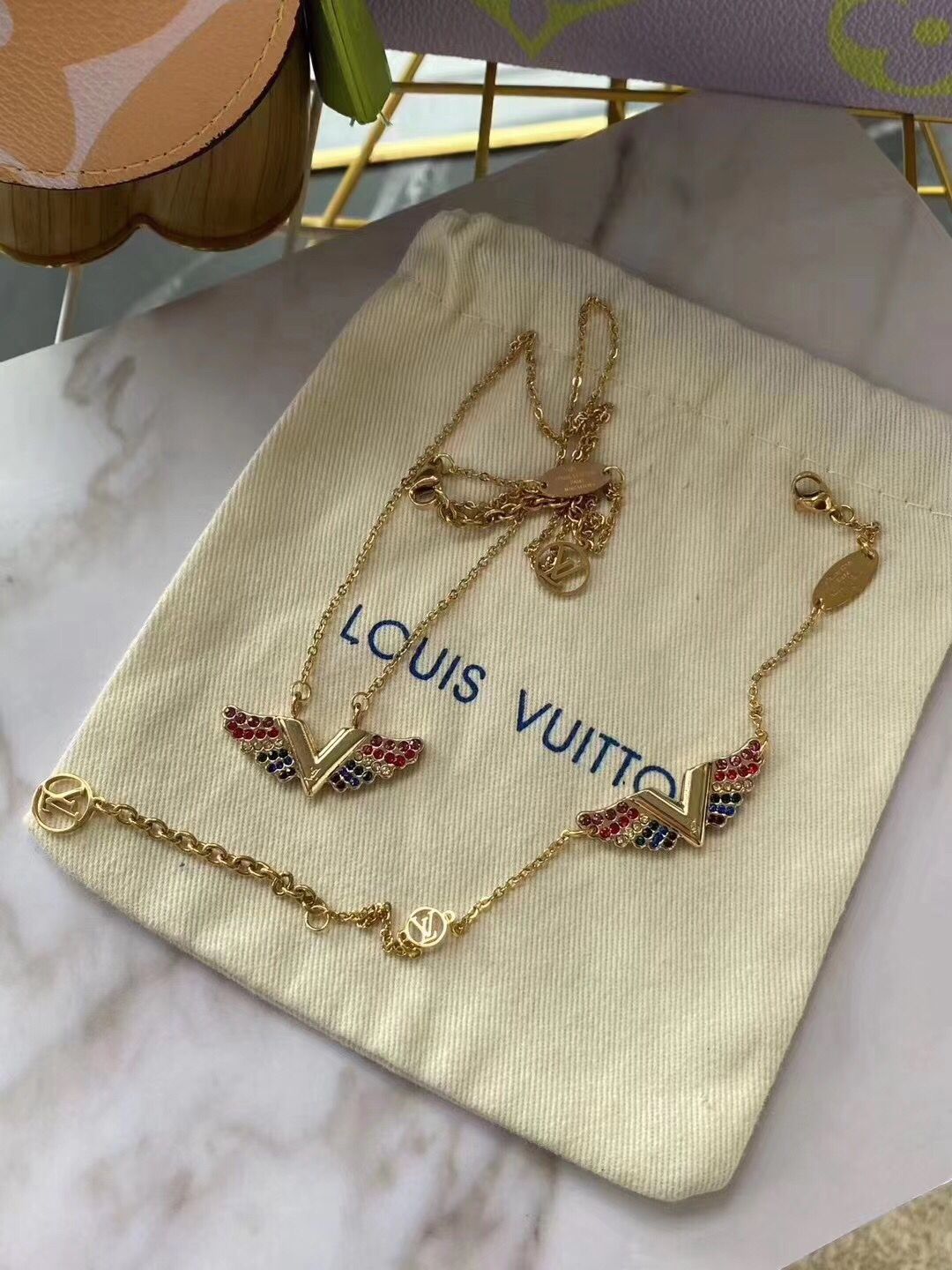 Louis Vuitton Two piece - Bracelet and Necklace