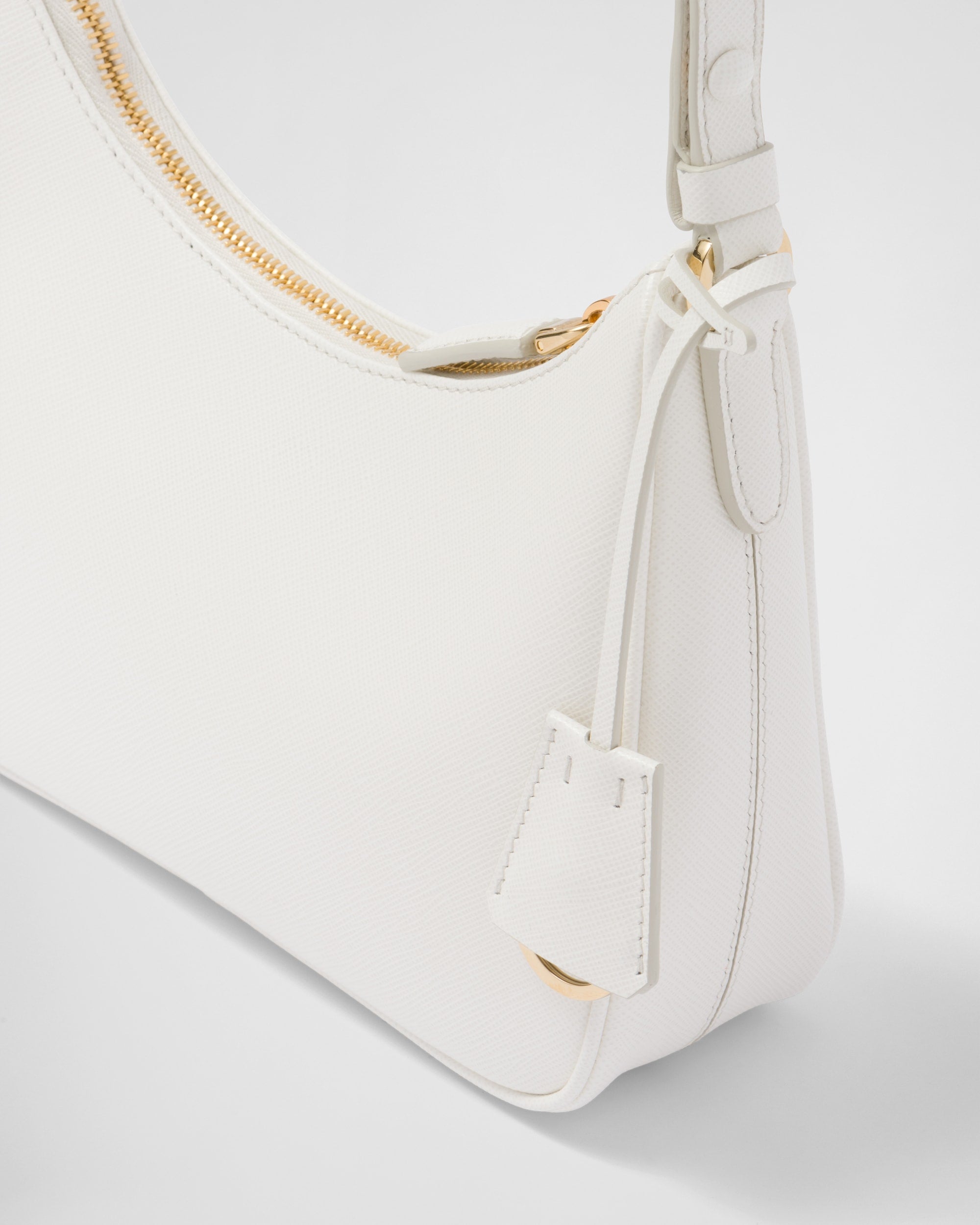 Prada Saffiano Leather Mini-Bag White