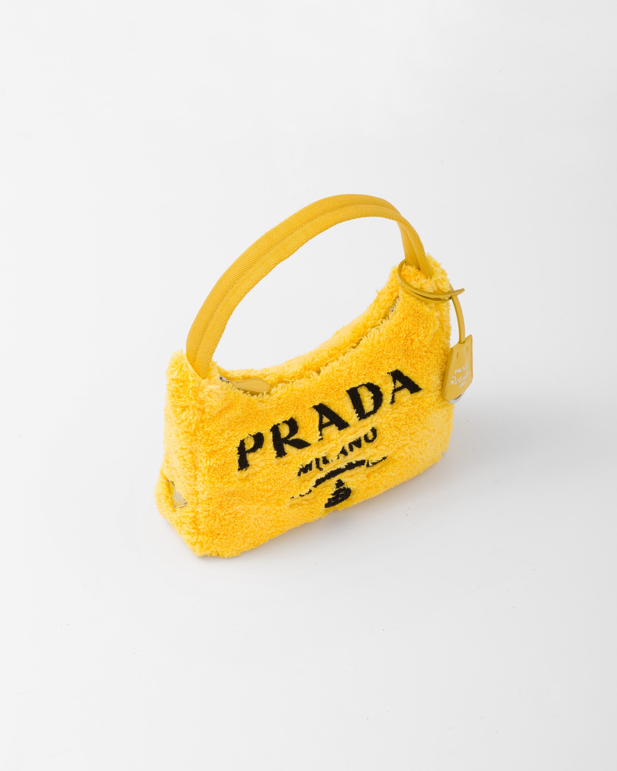 Prada Re-Edition 2000 Terry Mini-Bag Yellow/Black