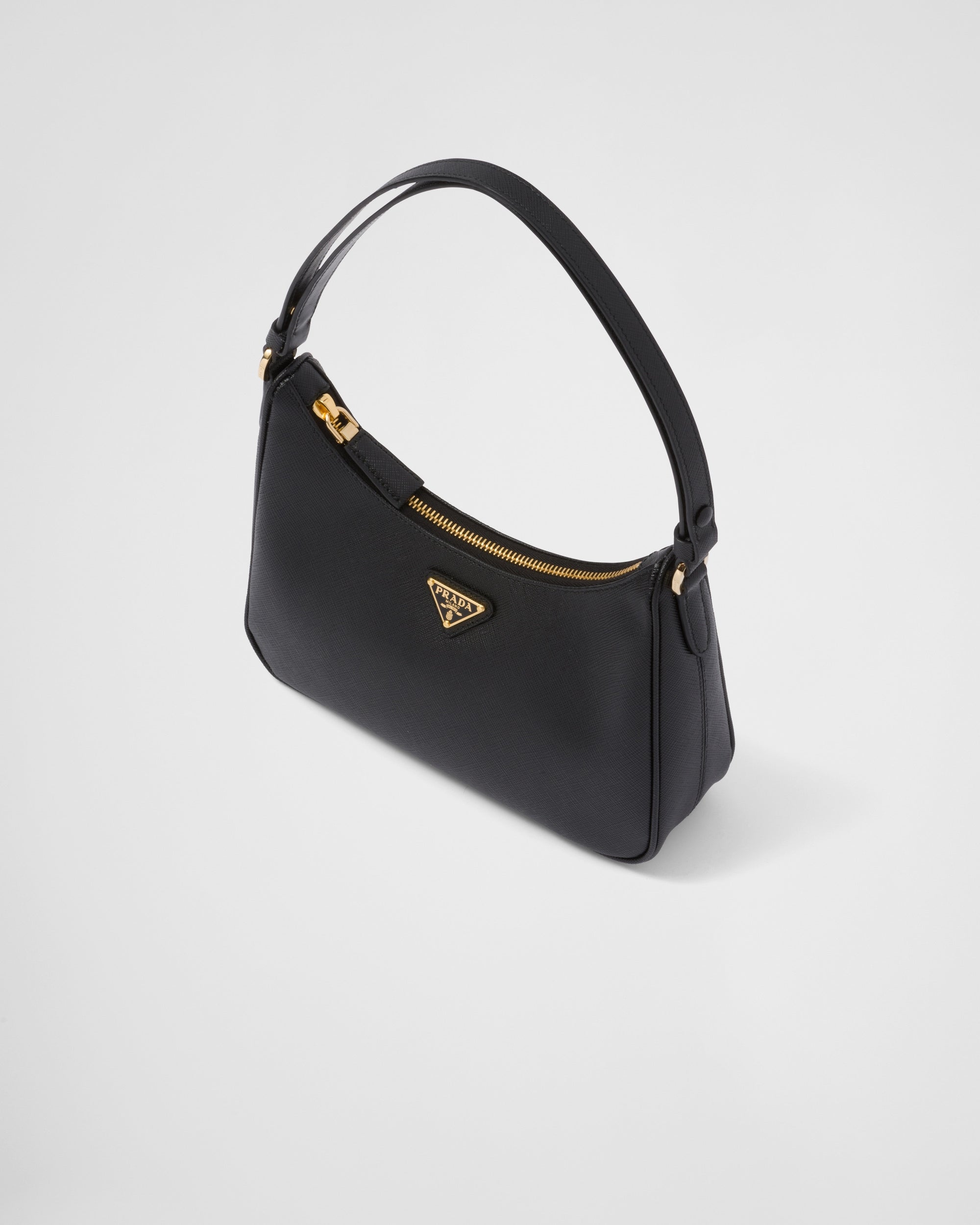 Prada Saffiano Leather Mini-Bag Black