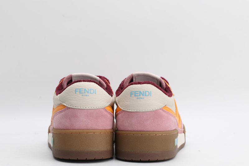 Fendi Fendi Pink Orange Low Tops