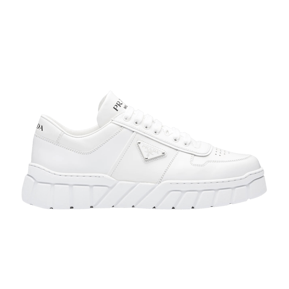 Prada Leather Sneakers 'White'