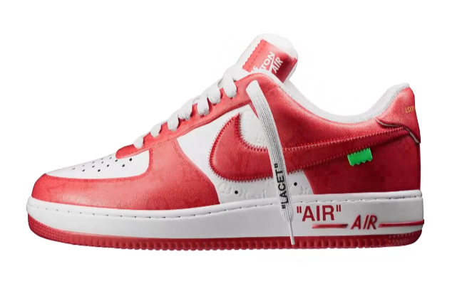 Louis Vuitton Louis Vuitton x Nike Air force 1 - Virgil Abloh Red