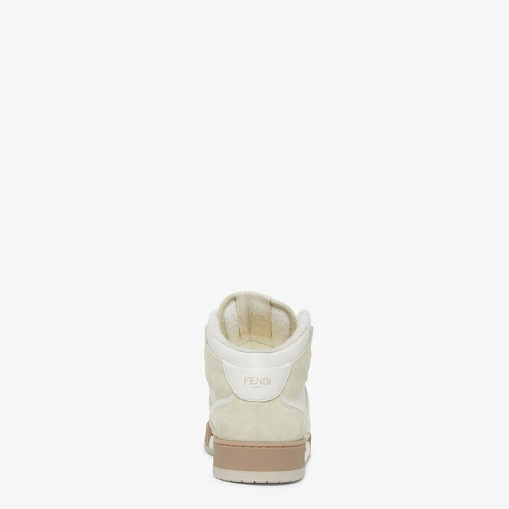 Fendi Fendi Match White Leather High-Tops