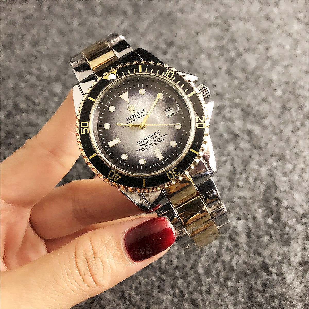 Rolex Submariner 40mm Gold Dial Golden Bracelet