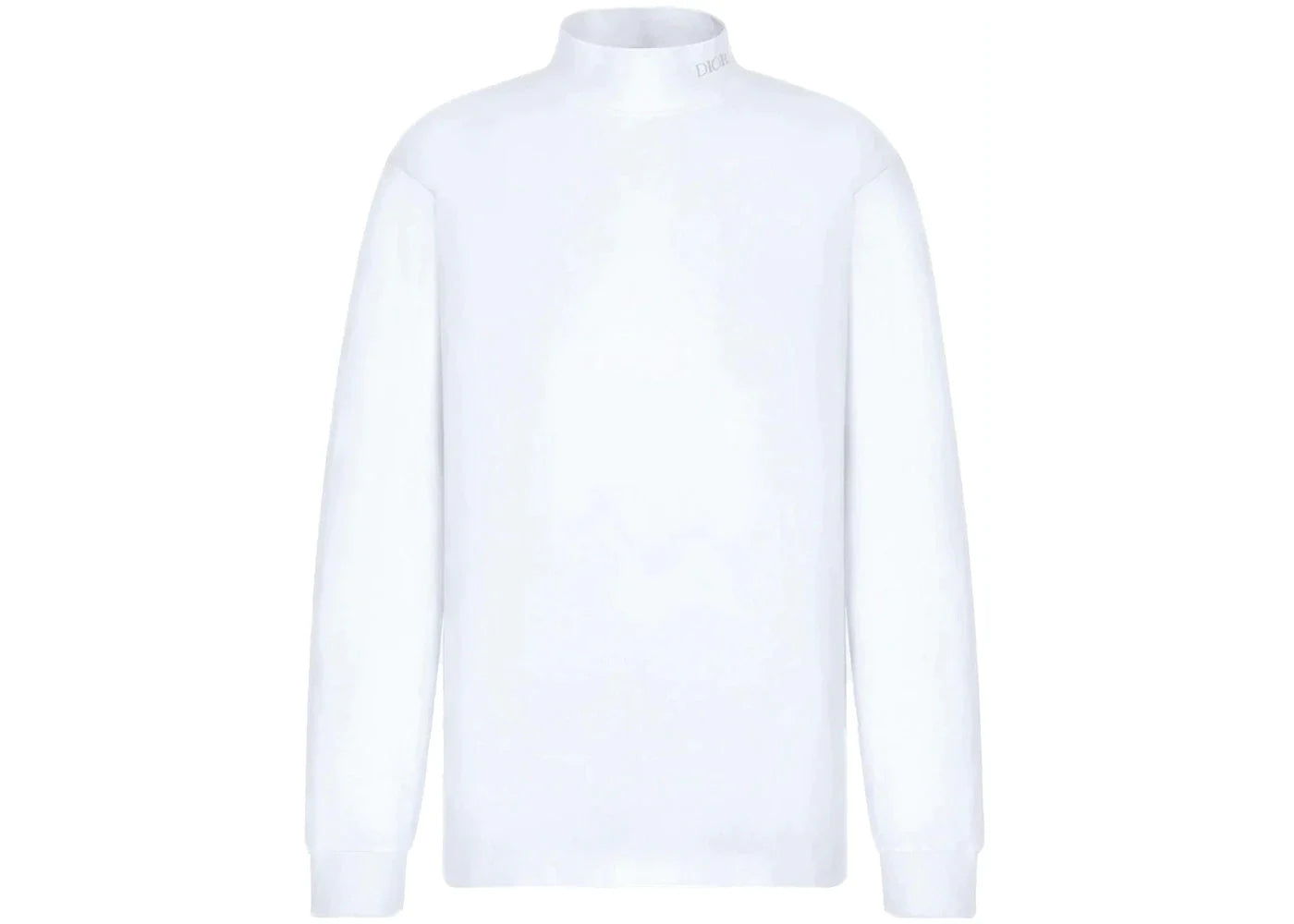 Dior Logo Longsleeve Turtleneck White